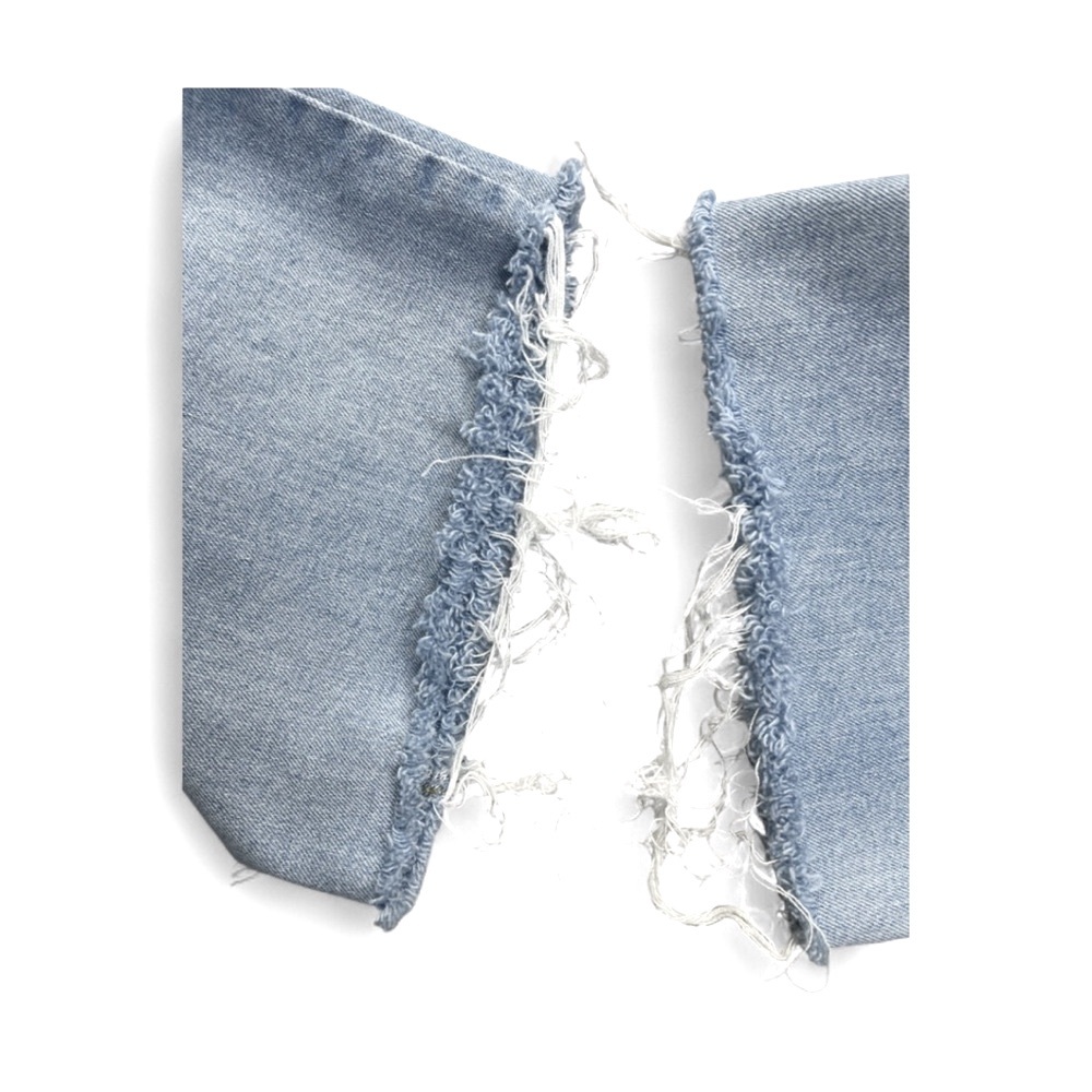 Women’s Light Blue Stretch Denim Jeans | Size 8/29R | Bootcut Raw Hem | NWOT - Picture 4 of 10